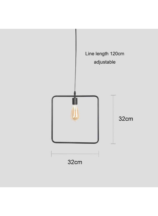 Hummer Black square steel single hanger - Image 2