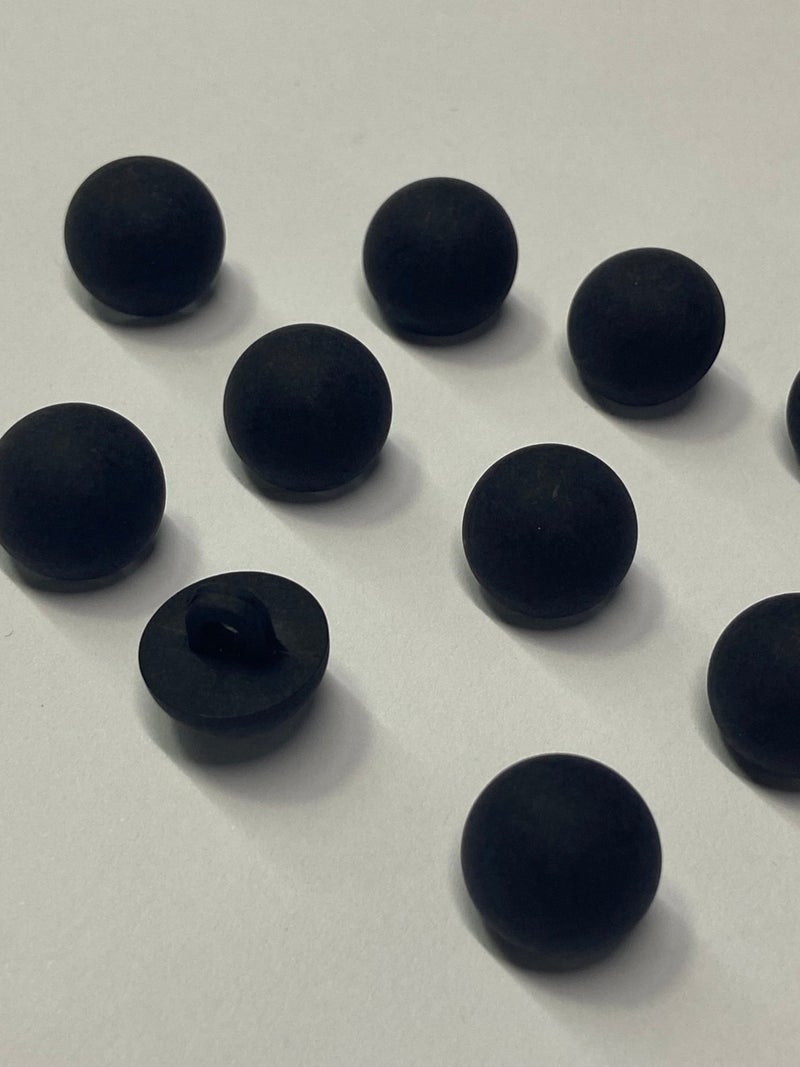 Karan Tuhafiye Karan Haberdashery Matte Pearl Blouse Button, Set of 10, Black - Image 2