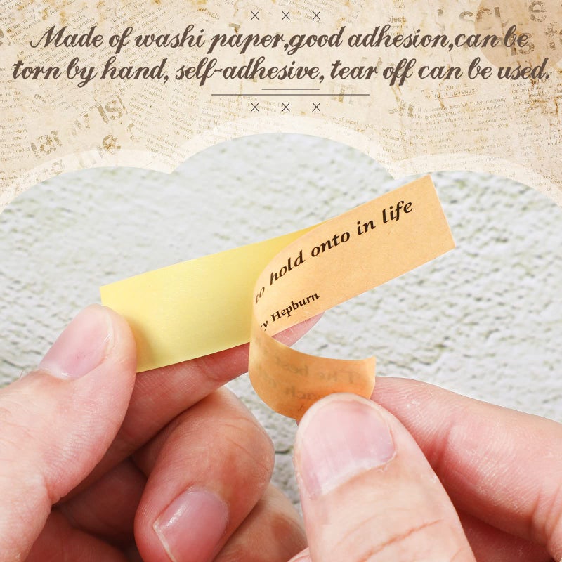 Outus 50 Sheets Talk Scrapbook Stickers Vintage Aesthetic Quote Phrases Words Scrapbooking Stickers for DIY Crafts Journaling Supplies Journal Collage Album Embellishment - Image 3