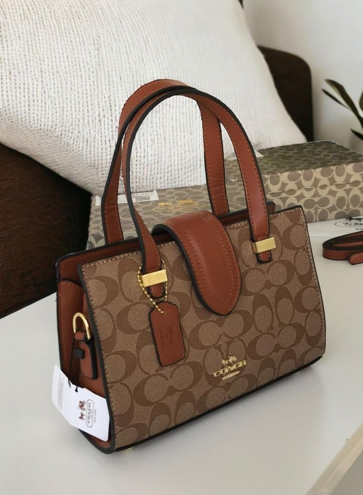 coachoutlet Coach Satchel Shoulder Bag For Women, Women's Cross-Body Bag, Women's Hand Bag, Women's Travel Bag, Women's Tote Bag - Image 5