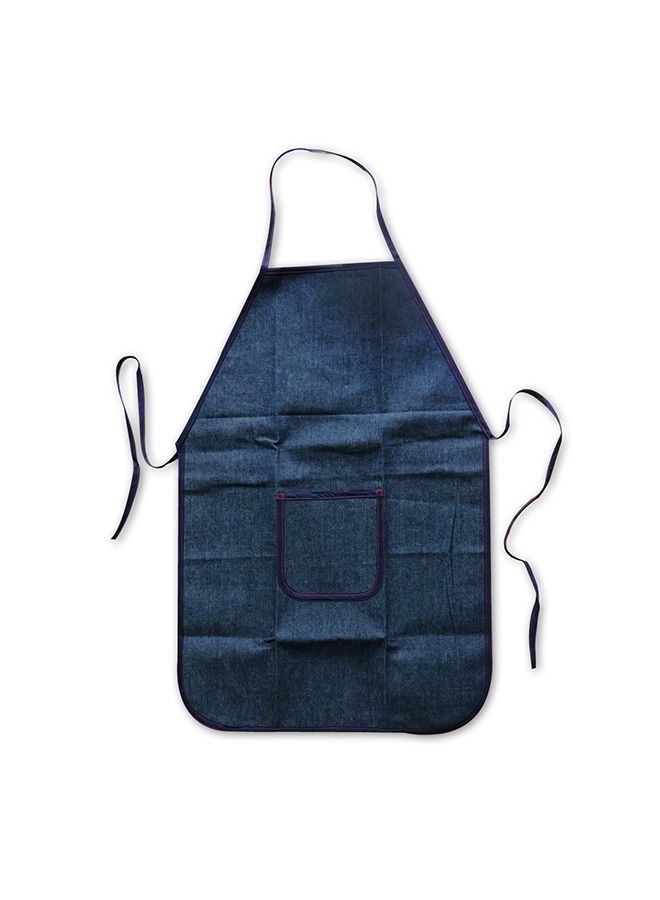 GAB Home Multipurpose Adjustable Ties Long Denim Apron With Pocket And Inner Nylon Lining  - Image 1