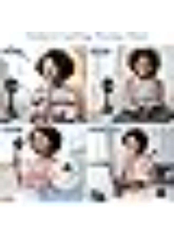 Oraimo Portable Fan & Desk Fan with Base 2-in-1, 17H Battery Life, 3-Speed Cooling, 7 Mood Light Handheld Fan Rechargeable USB-C, Ultra-Light 180g, Small Fan Personal Leather Grain Design Cozy Handle - Image 3