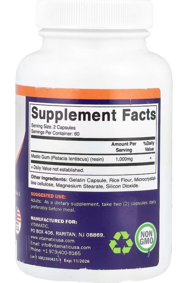 فيتاماتيك صمغ المستكة ، 1،000 ملجم ، 120 كبسولة - Image 2