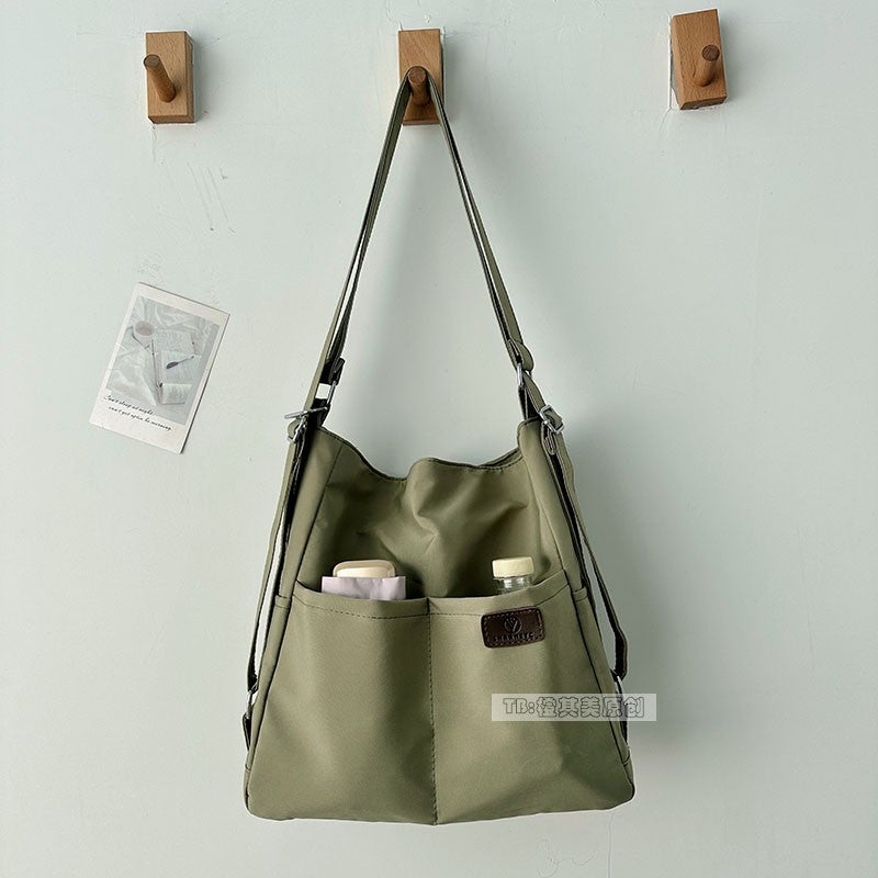 Summer Three-use Backpack Women''s 2024 New Fashion Large Capacity Bag Shoulder Commuter Student Class Crossbody Bag - Image 1