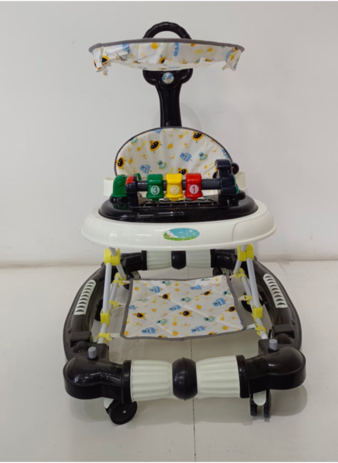 kiddoz Multifunctional Baby Walker - Black 