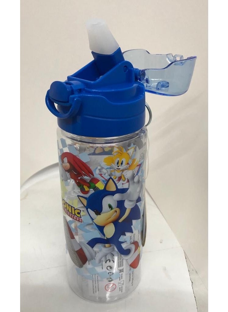 Wiggle - Sonic Transparent 500 ml Water Bottle - Image 1