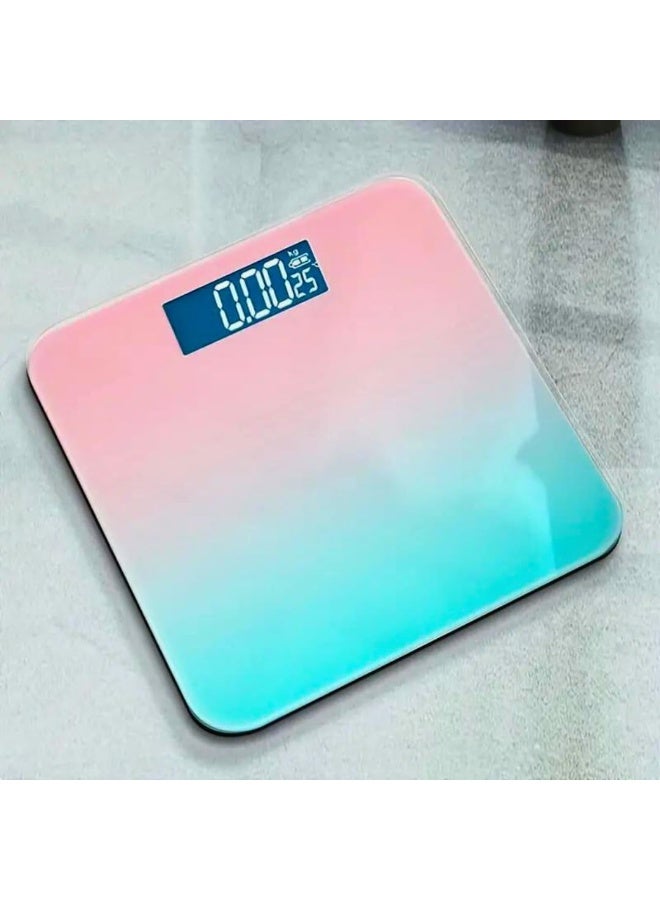 أكا ميزان ذكي رقمي قابل لإعادة الشحن لقياس دهون الجسم مزود بشاشة LED (متعدد الألوان) - Image 5