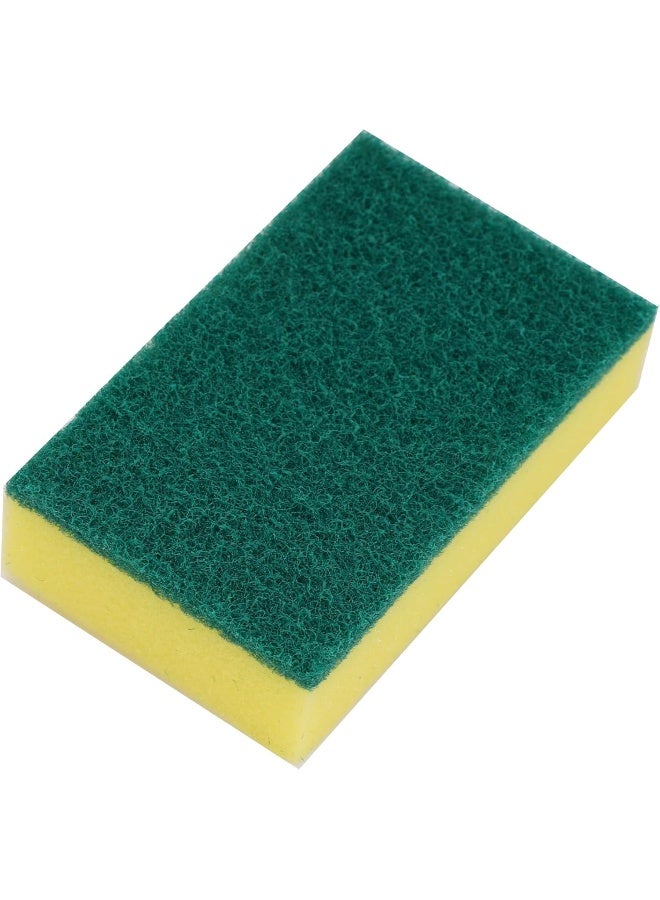 Delcasa DC2997 Sponge Scrubber Pack of 6, Green/Yellow - Image 3