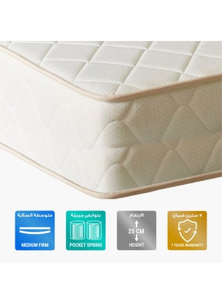 Iserene King Pocket Spring And Foam Mattress 200x 180 cm With Thickness 25 cm - pzsku/Z2FF7D7CDA8B090D6AD99Z/45/_/1700482834/ff79e70d-cdbd-45ed-b25c-c029d2424724