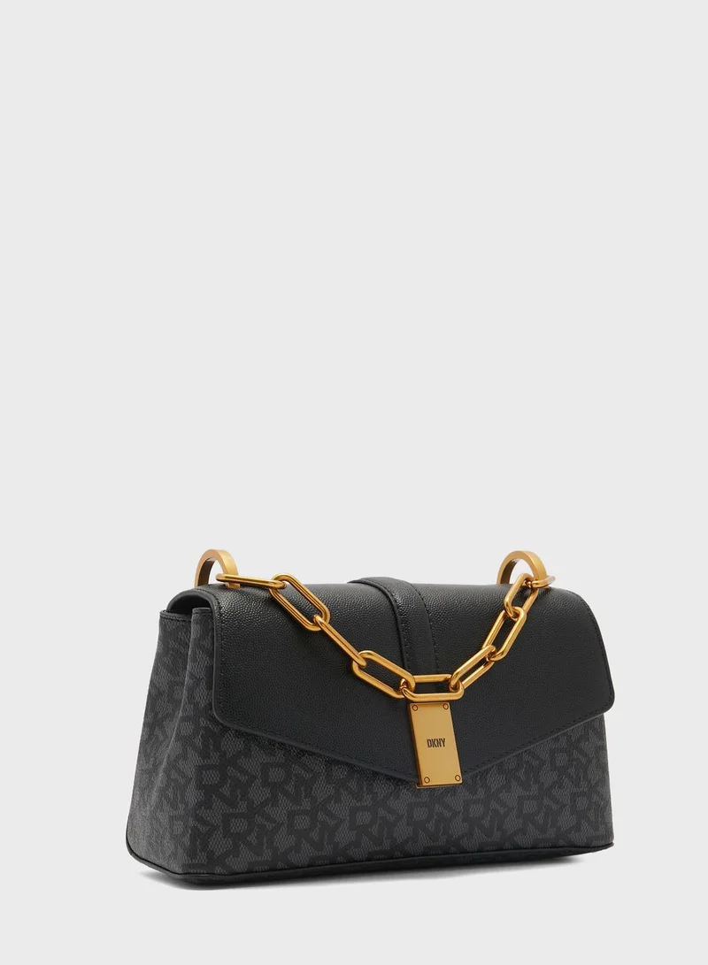 DKNY Top Handle Flap Over Crossbody