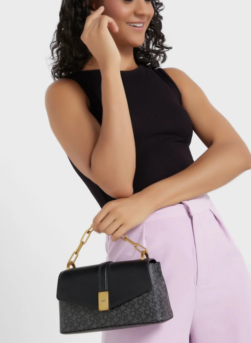 DKNY Top Handle Flap Over Crossbody