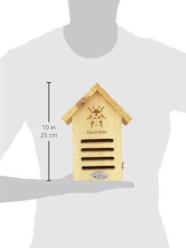 ESSCHERT DESIGN USA 6.7" X 4.8" X 9" Wooden Butterfly House - Image 3