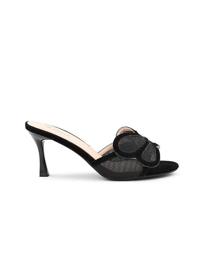 كابلي Cuple Mesh Bow Detail Heeled Sandals