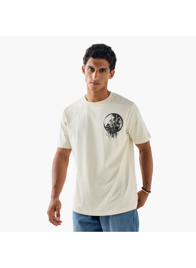 FAV Sleep Token Print Crew Neck T-shirt
