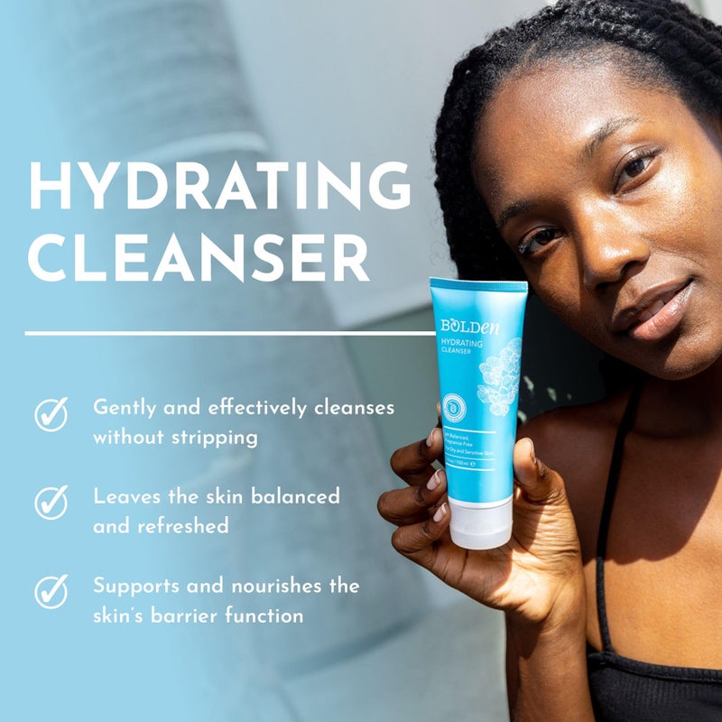 BOLDEN Hydrating Cleanser | Moisturizing Daily Face Wash for Dry, Sensitive Skin | Non-Stripping & Fragrance Free | 3.4 fl oz - Image 3