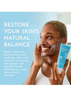 bolden BOLDEN Hydrating Cleanser | Moisturizing Daily Face Wash for Dry, Sensitive Skin | Non-Stripping & Fragrance Free | 3.4 fl oz  - Image 2