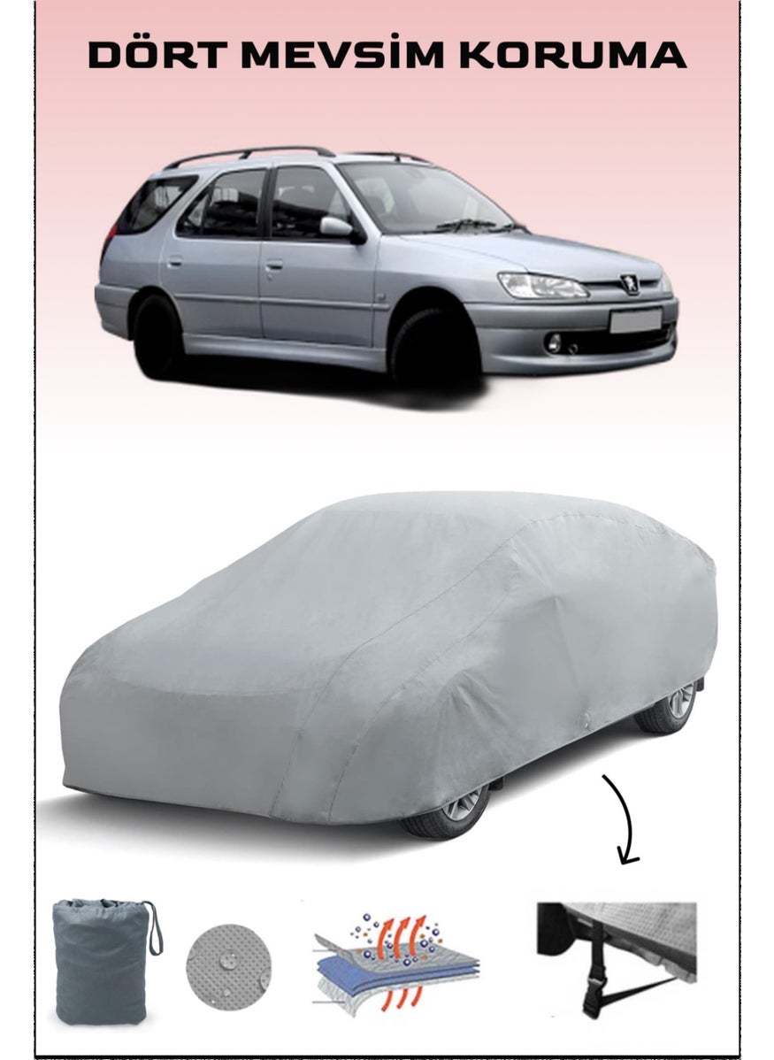 Breen Peugeot 306 Break Compatible Car Cover, Car Cover, Water and Sun Proof Car Tent  - Image 1