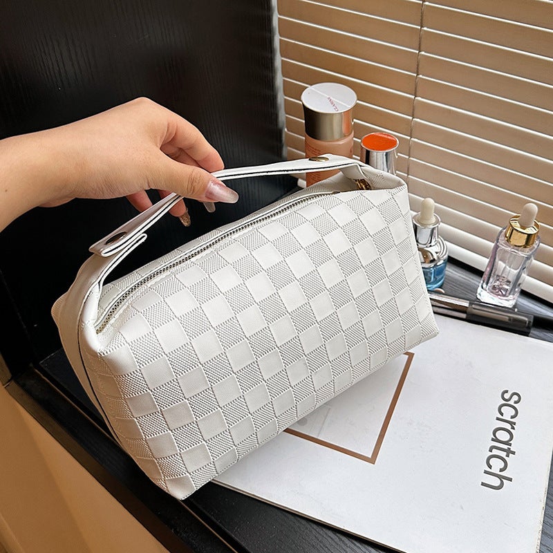 2024 Simple Portable Cosmetic Bag Casual Handbag Portable Travel Simple All-Match Fashion Cosmetic Storage Bag - Image 3