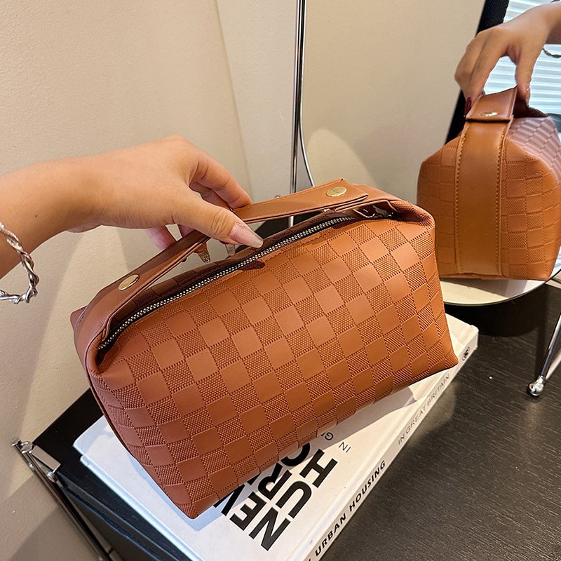 2024 Simple Portable Cosmetic Bag Casual Handbag Portable Travel Simple All-Match Fashion Cosmetic Storage Bag - Image 5