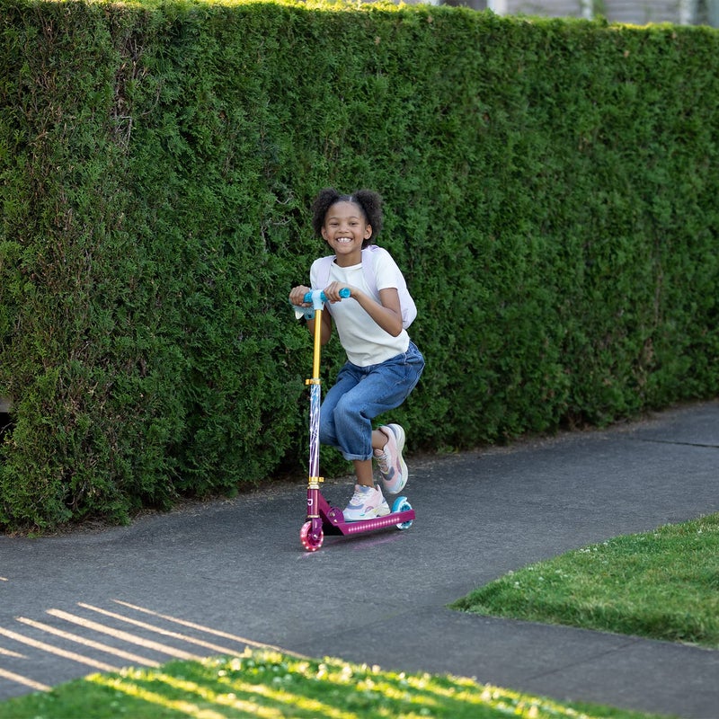 Jetson Frozen 2 Kids LED Light-Up Kick Scooter, Adjustable Handlebar, Easy Fold - Ages 5+ - Image 2