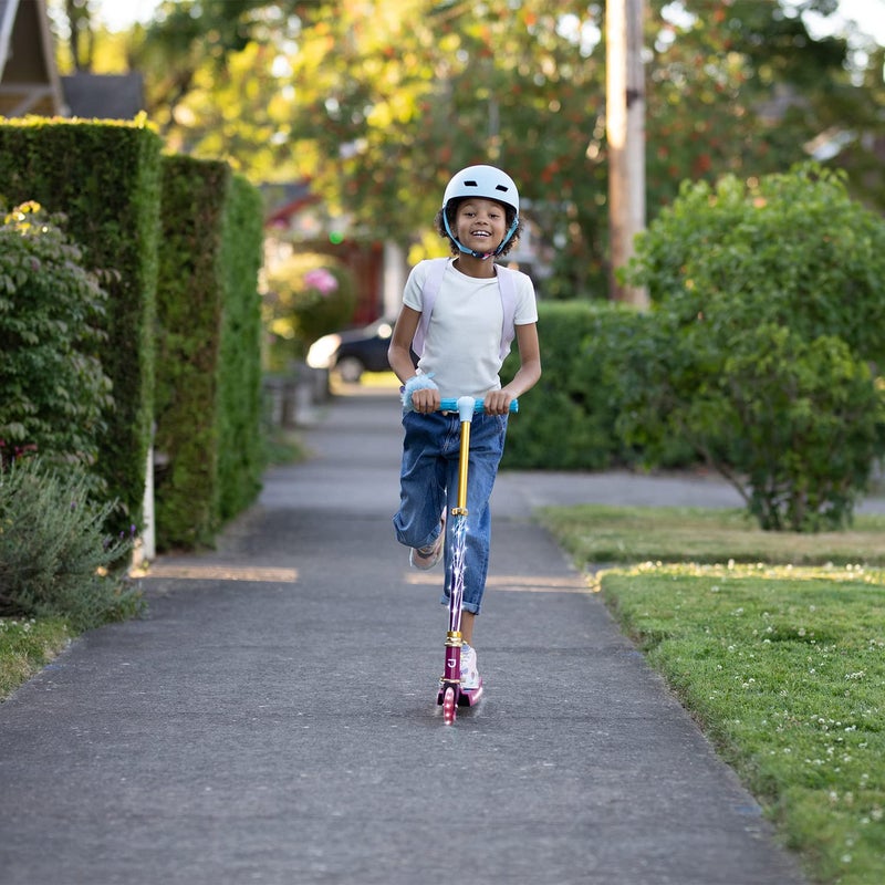 Jetson Frozen 2 Kids LED Light-Up Kick Scooter, Adjustable Handlebar, Easy Fold - Ages 5+ - Image 3