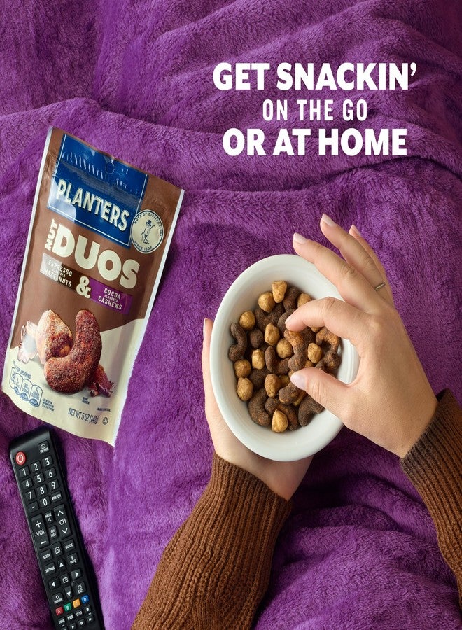 PLANTERS Nut Duos, Flavored Nuts Snack Pack - Cocoa Cashews & Espresso Hazelnuts 5oz - Image 5