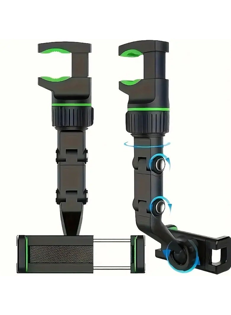 360° Rotation Adjustable Mobile Holder – Car Mount & Guitar Stand with Secure Grip, L-Shaped Design, Durable Plastic for Hands-Free Use  - Image 4