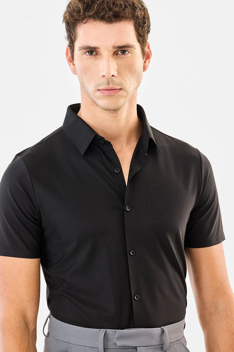 SNITCH Slim Fit Stretch Technical Shirt