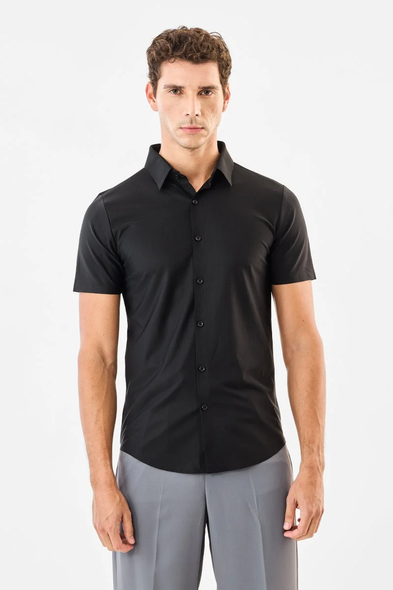 SNITCH Slim Fit Stretch Technical Shirt