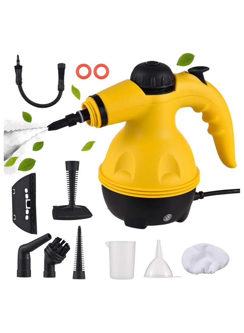 Handheld Steam Cleaner with 9 Accessories – Powerful Multi-Purpose Cleaning & Sanitizing - Image 1