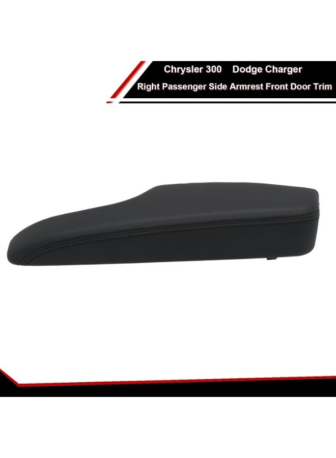 KISSUN Left Driver & Right Passenger Side Armrest Front Door Trim Compatible with Chrysler 300 Dodge Charger 2011-2023 Replaces# 1WK37DX9AB 1WK36YSAAB - Image 2