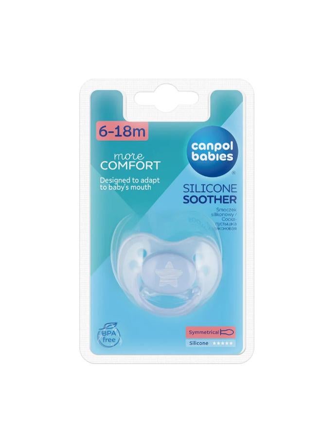 Canpol Babies Silicone Symetric Soother 6-18m - Image 1