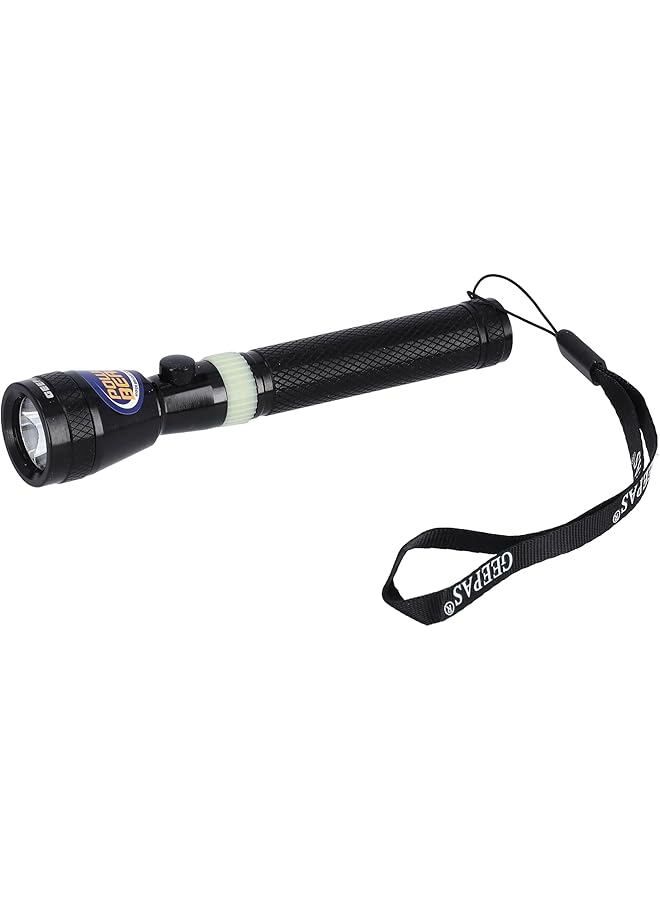 GEEPAS Gfl51028 Rechargeable LED Flashlight Black