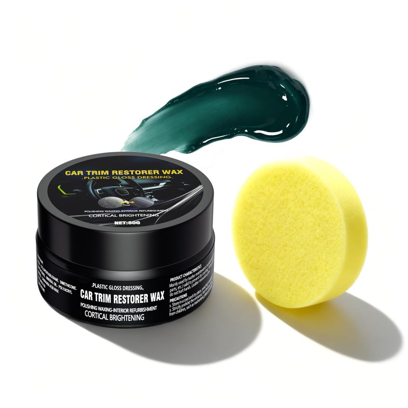 AOVSTOXIC Ultimate Car Scratch Trim Restoration Kit Erases Scratches Revives Faded Black Plastic Vinyl Rubber to Restore a LikeDeep Shine Plastic Refurbishment - Image 3