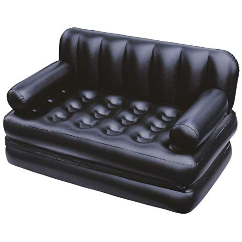 Multifunctional couch for living room use, polyester fabric, multi-colour, includes built-in AC air pump and sidewinder mechanism, dimensions 188x152x64 cm - Image 5