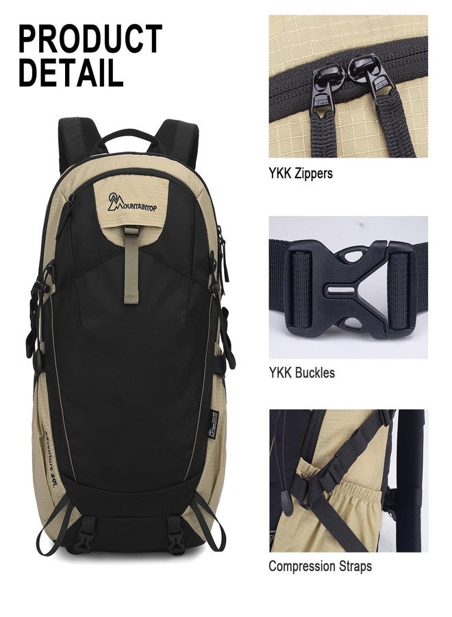 MOUNTAINTOP 30L Hiking Backpack,Men Women Camping Backpack,Lightweight Trekking Travel Backpacks for Climbing Skiing Cycling - Image 3