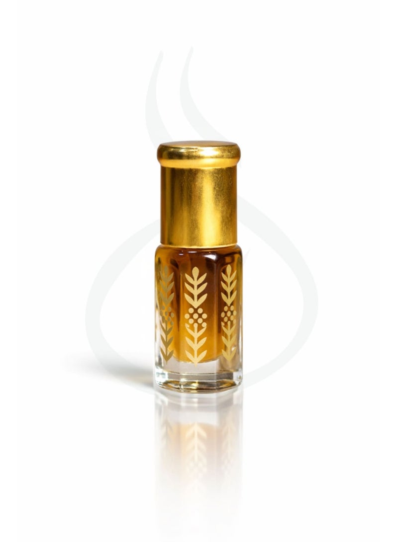 Mokhalat Oud Attar Oil Long Lasting Perfume Oil Concentrated Oriental Sweet Fresh Fragrance Dark Brown Unisex