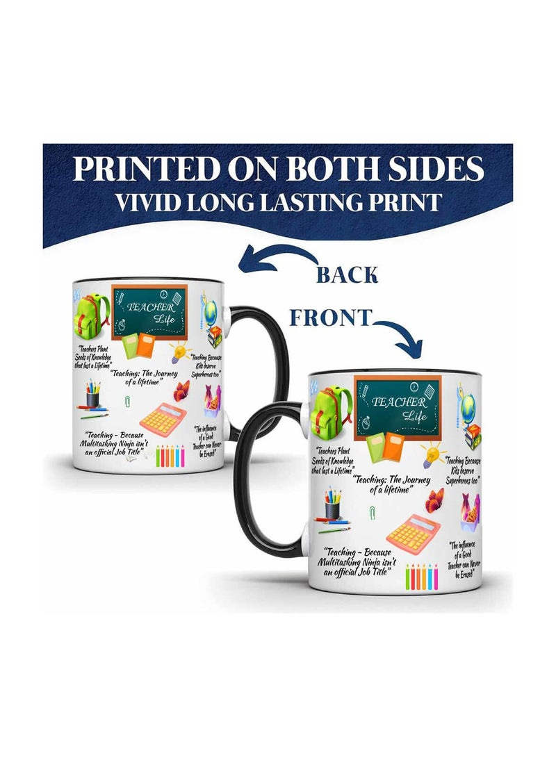 PRINTSHOP4ME Teachers Appreciation Gift Set-Acrylic Crystal,Black Coffee Mug,And Stylish Cotton Tote Bag-Gift For Educators,Mentors, And School Staff-Perfect For Teachers Day - Image 4