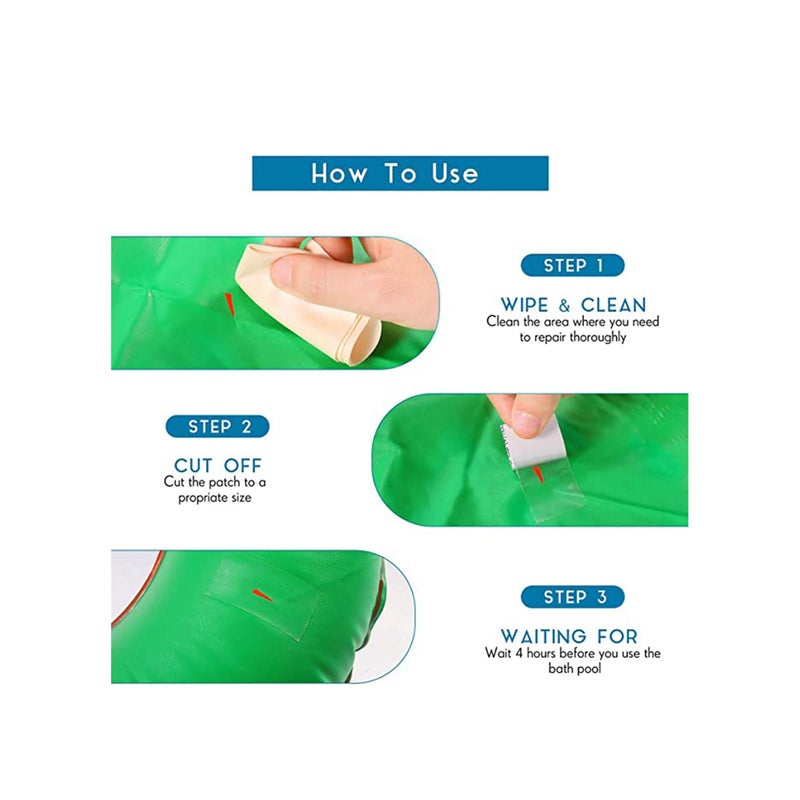 SOLARAE 20 Pieces TPU Inflatable Patch Repair Kit, Air Mattresses Repair Tool for Inflatable Toys Swimming Pools Ring Inflatable Boats - Image 3