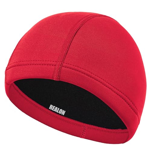 REALON Neoprene Diving Hood Wetsuit Cap for Men Women and Youth 3mm Thermal Scuba Headband Swim Beanie Long Hair Protection Hat for Swimming Surfing Windsurfing Snorkeling Water Sports - Image 1