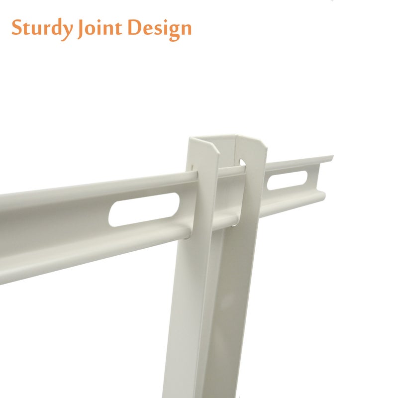 JEACENT Outdoor Wall Mounting Bracket for Ductless Mini Split Air Conditioner Heat Pump Systems, Universal, 9000-36000 Btu Condenser - Image 4