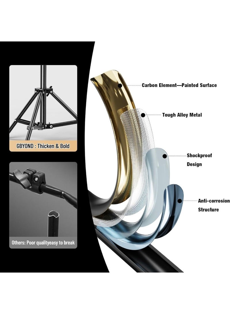 رات سو مجموعة حامل الصور الخلفية مجموعة التصوير الفوتوغرافي نظام دعم الخلفية القابلة للتعديل نظام دعم الاستوديو للتصوير الفوتوغرافي الخلفية حزمة زفاف 2.7 x 3 M - Image 3