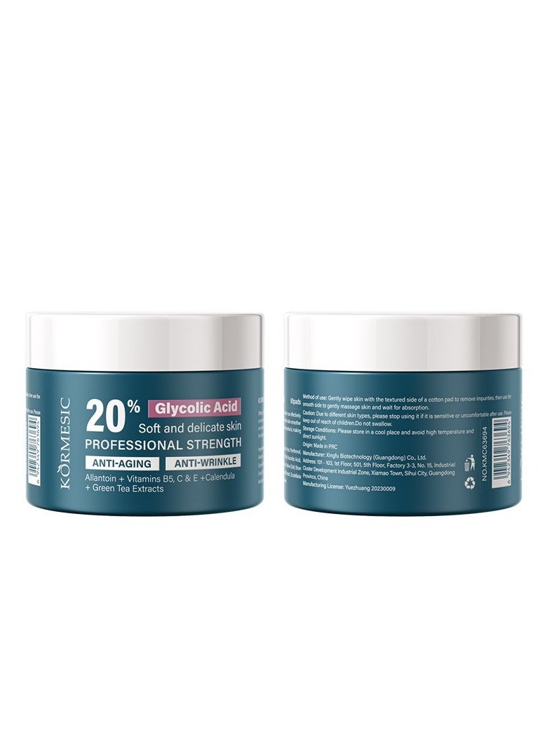 Kormesic 20 ٪ منصات تجديد حمض الجليكوليك 110 جرام/50 قطع - Image 1