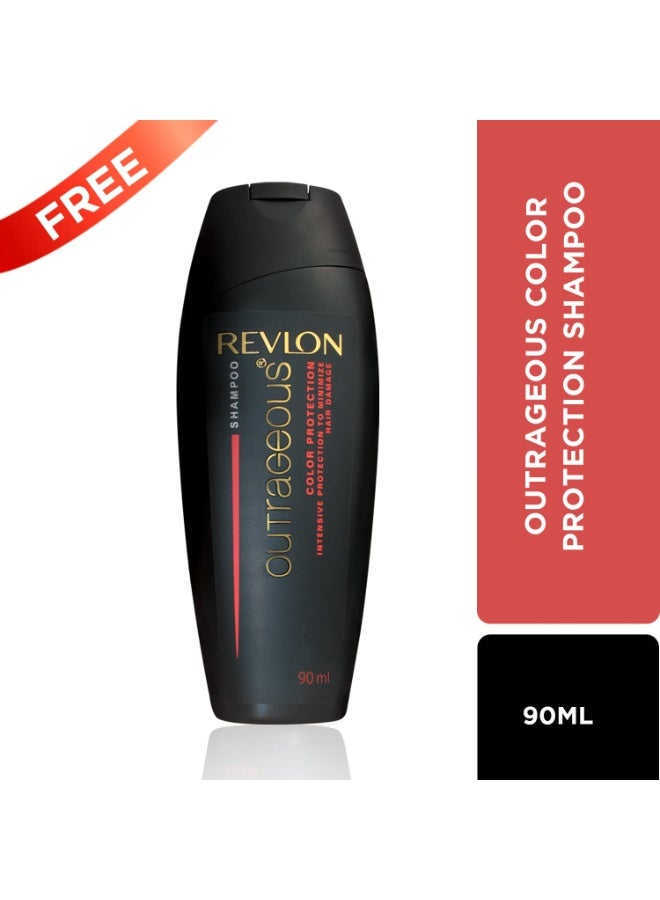 REVLON ColorSilk Hair Color with Keratin - 3DB Deep Burgundy - (with Outrageous Shampoo 90 ml) (3S10978F36721334) - Image 2