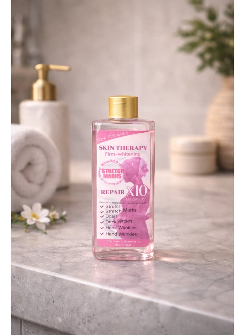 Skin Therapy Vitamin E Massage Oil – Stretch Mark & Scar Repair, Firming & Whitening, 250ml - Image 4