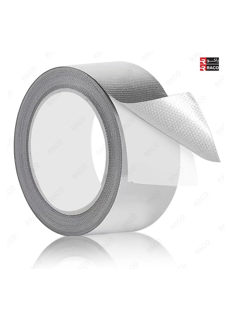 RACO RACO Aluminum Foil Fiberglass Tape – Alu Glass HVAC Heat Resistant Tape, High-Temperature Insulation Tape for Sealing Dryer Vents and Ductwork 3 Inch x 65 Feet  - Image 3