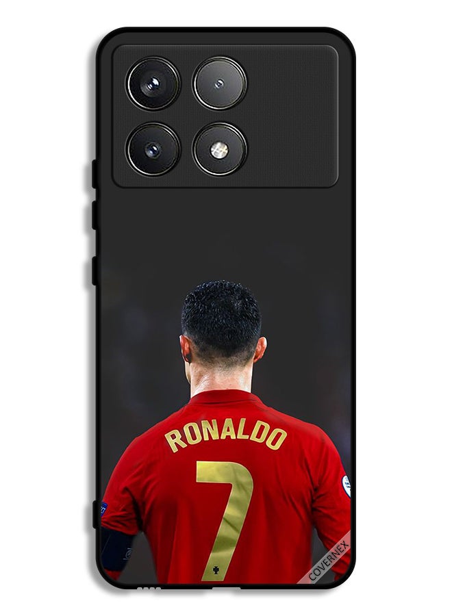Covernex Xiaomi Poco F6 Pro Protective Case Cover Ronaldo The Goat Of Football - Image 1