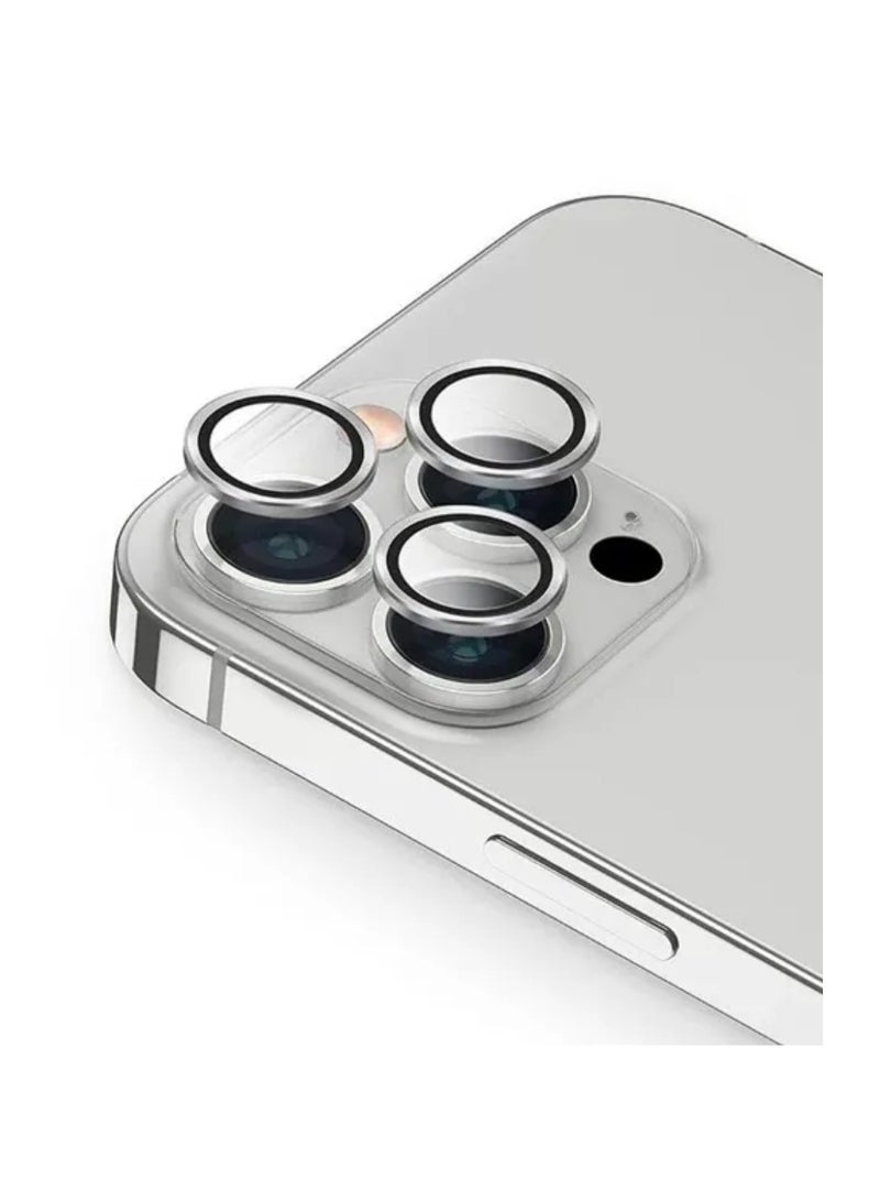 DIGI CORE iPhone Full Coverage Set iPhone 14 Pro Screen Protector 3 Pack 6.1 Inch 2.5D Curved Edges With iPhone 14 Pro Camera Lens Protector And Anti-Scratch iPhone Back PVC Clear Sheet (iPhone 14 Pro,Silver) - Image 5