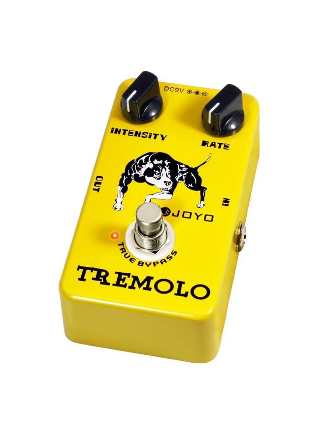 JOYO Tremolo Effect Pedal Beloved Old Amps Photoelectric Tube Circuitry Tremolo for Electric Guitar Effect - True Bypass (JF-09) - Image 1