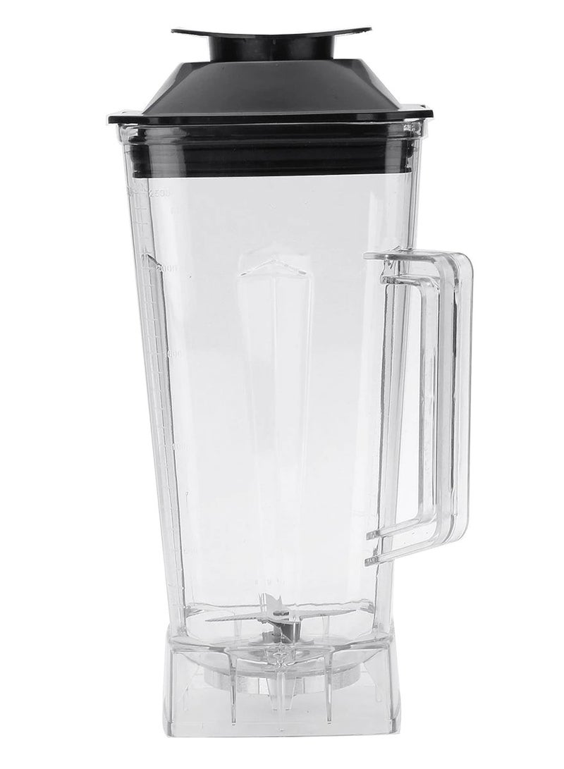 SILVER CREST خلاط متعدد الوظائف 15 سرعة وماكينة تقطيع الثلج وطحن الطعام بسعة 2.5 لتر وقوة 5500 وات SCB-505 باللونين الأسود والأحمر - Image 3